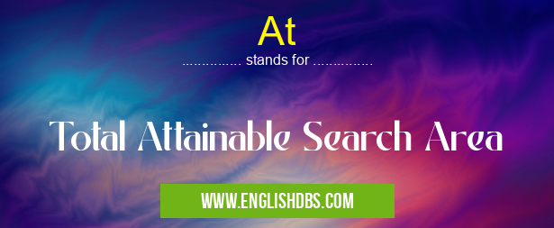 At means Total Attainable Search Area At