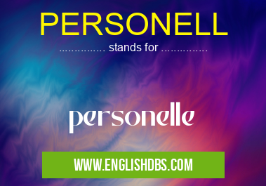 PERSONELL means personelle PERSONELL
