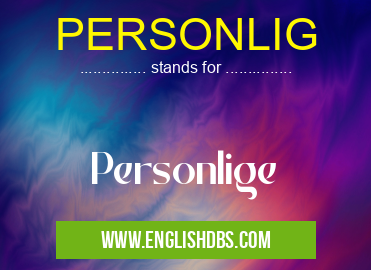 PERSONLIG means Personlige PERSONLIG