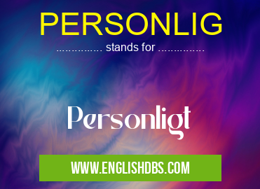 PERSONLIG means Personligt PERSONLIG