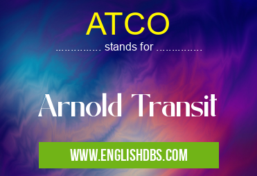 ATCO means Arnold Transit ATCO