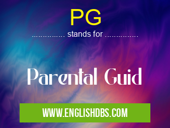 PG means Parental Guid PG