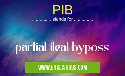 PIB means partial ileal byposs PIB