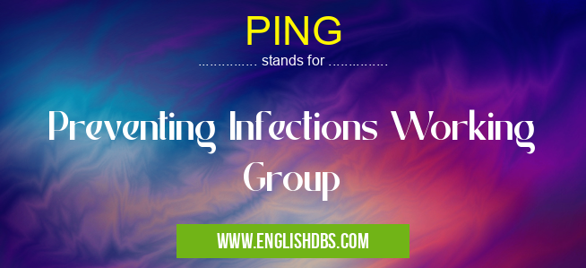 PING means Preventing Infections Working Group PING