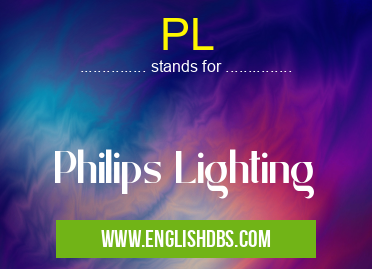 PL means Philips Lighting PL