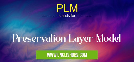 PLM means Preservation Layer Model PLM