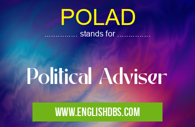 POLAD means Political Adviser POLAD