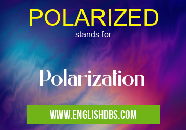 POLARIZED means Polarization POLARIZED