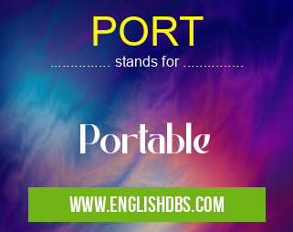 PORT means Portable PORT