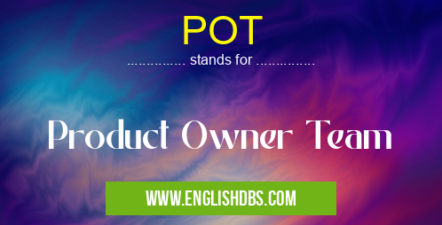 POT means Product Owner Team POT