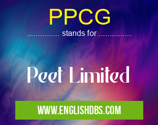 PPCG means Peet Limited PPCG