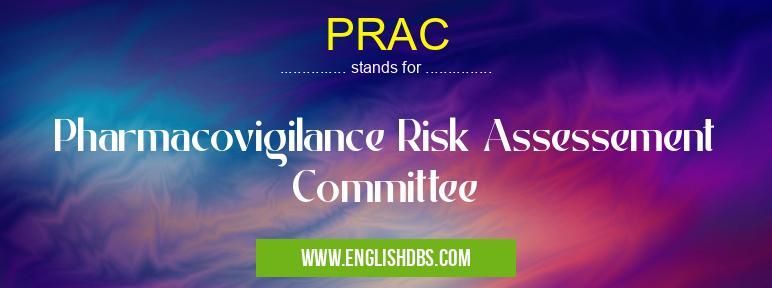 PRAC means Pharmacovigilance Risk Assessement Committee PRAC