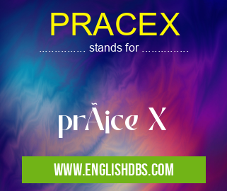 PRACEX means práce X PRACEX