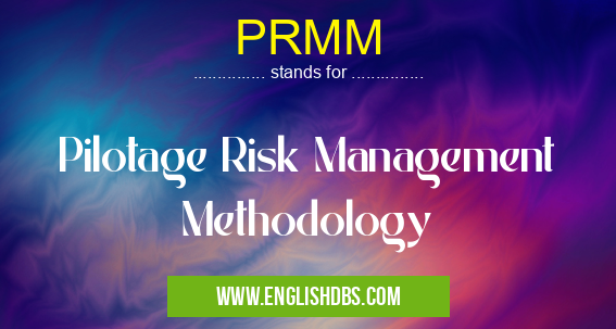 PRMM means Pilotage Risk Management Methodology PRMM