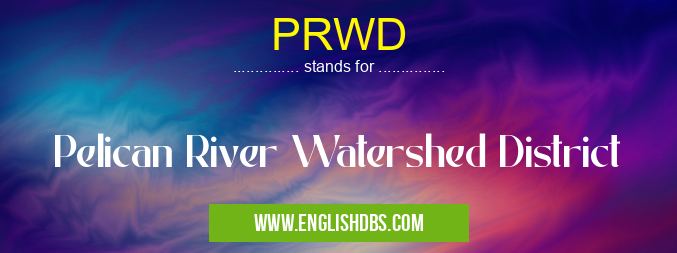 PRWD means Pelican River Watershed District PRWD