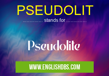 PSEUDOLIT means Pseudolite PSEUDOLIT