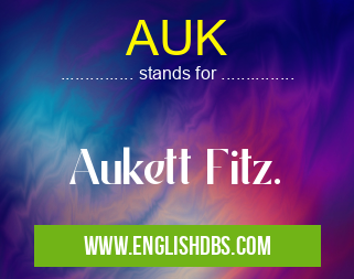 AUK means Aukett Fitz. AUK