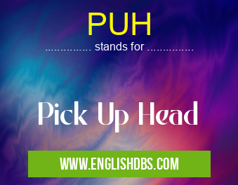 PUH means Pick Up Head PUH