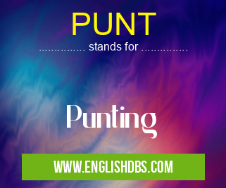 PUNT means Punting PUNT