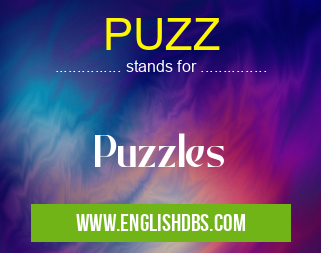 PUZZ means Puzzles PUZZ
