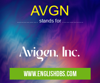 AVGN means Avigen, Inc. AVGN