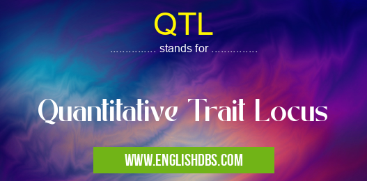 QTL means Quantitative Trait Locus QTL