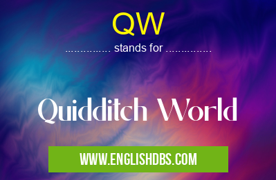 QW means Quidditch World QW