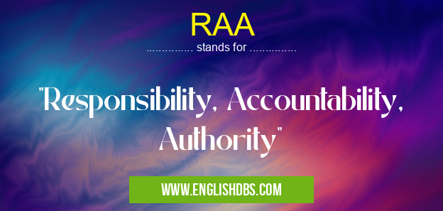RAA means RAA