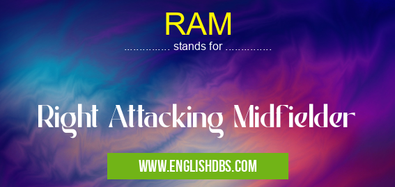 RAM means Right Attacking Midfielder RAM
