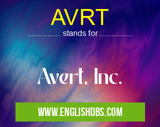 AVRT means Avert, Inc. AVRT