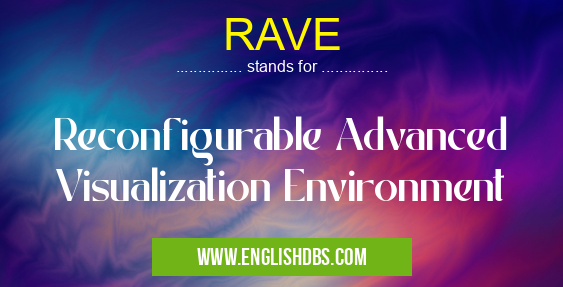 RAVE means Reconfigurable Advanced Visualization Environment RAVE