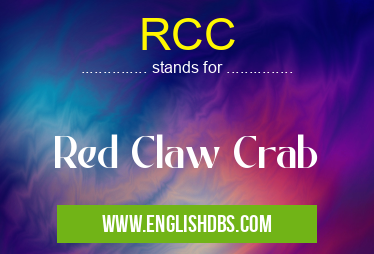 RCC means Red Claw Crab RCC