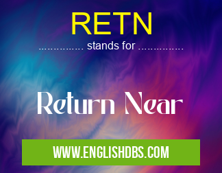 RETN means Return Near RETN