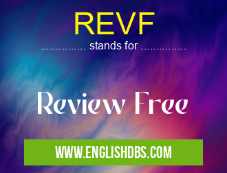 REVF means Review Free REVF