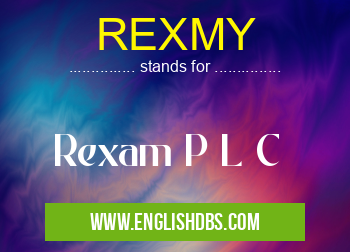 REXMY means Rexam P L C REXMY