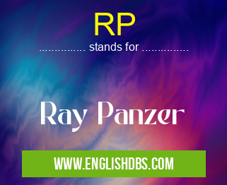 RP means Ray Panzer RP