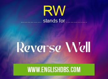 RW means Reverse Well RW