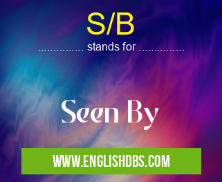 S/B