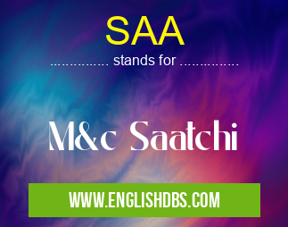 SAA means M&c Saatchi SAA