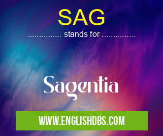 SAG means Sagentia SAG