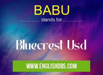 BABU means Bluecrest Usd BABU