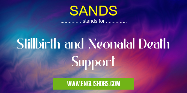SANDS means Stillbirth and Neonatal Death Support SANDS