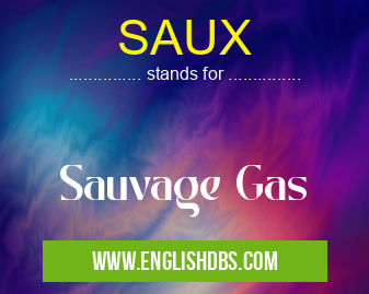 SAUX means Sauvage Gas SAUX
