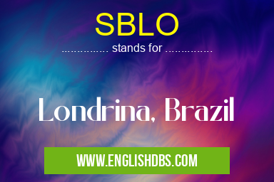 SBLO means Londrina, Brazil SBLO