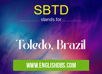 SBTD means Toledo, Brazil SBTD