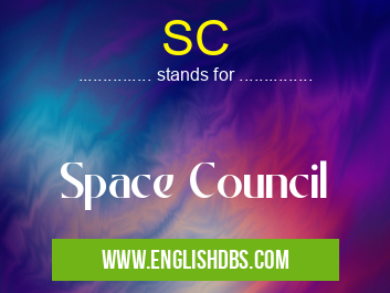 SC means Space Council SC