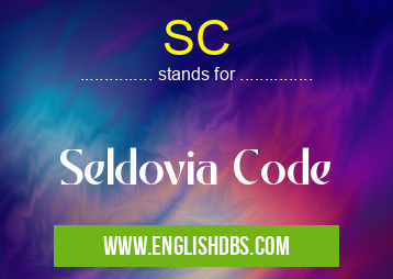SC means Seldovia Code SC