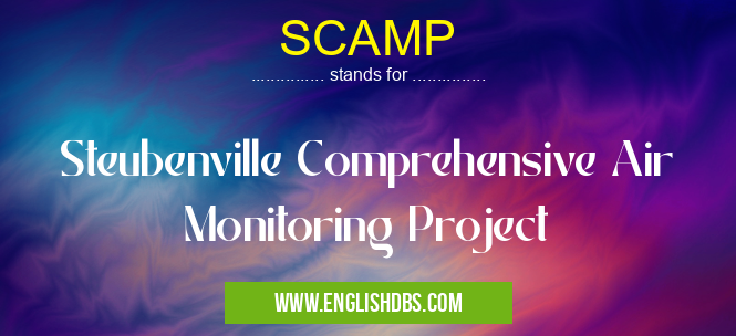 SCAMP means Steubenville Comprehensive Air Monitoring Project SCAMP