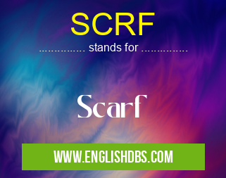 SCRF means Scarf SCRF