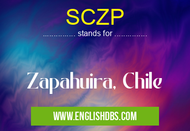 SCZP means Zapahuira, Chile SCZP